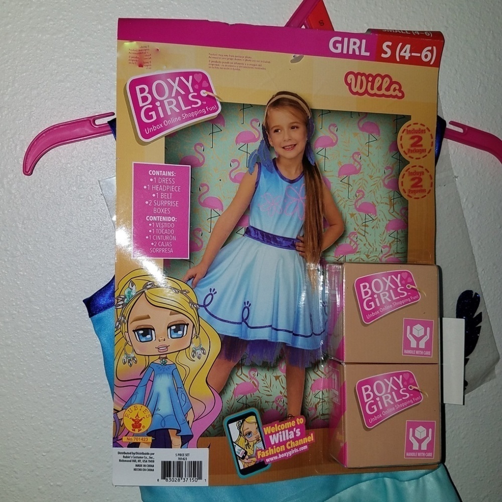 NEW Willa Boxy Girls Halloween Costume Small 4-6 - Picture 3 of 7